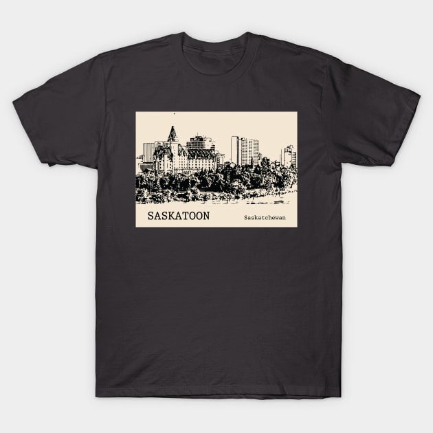 Saskatoon Saskatchewan T-Shirt by Lakeric